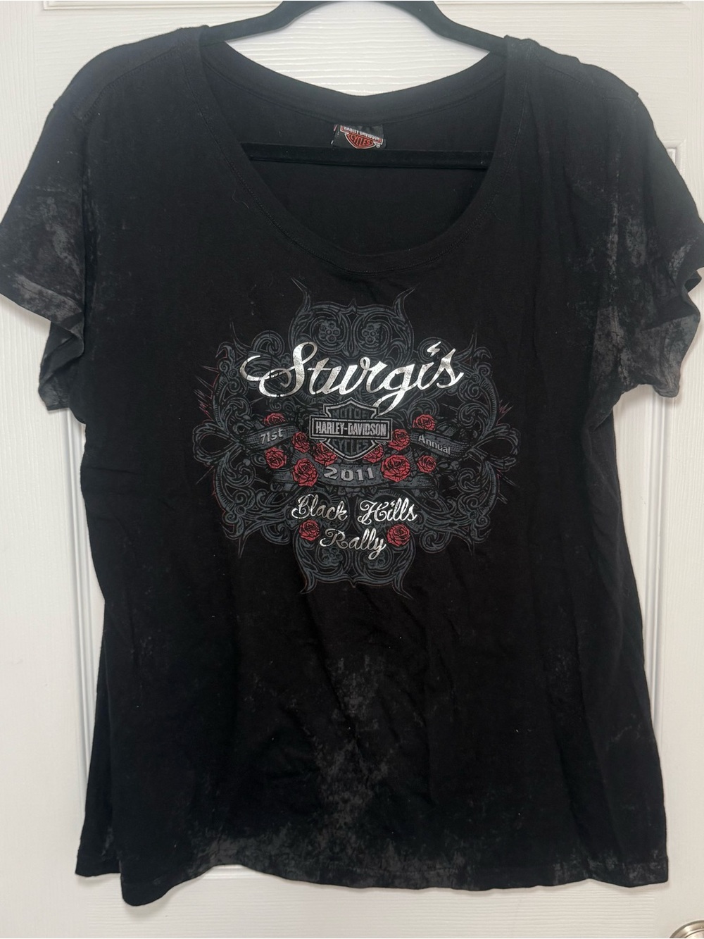 Harley-Davidson Women's Black Sturgis 2011 Graphic Tee